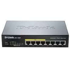 Коммутатор PoE D-link DGS-1008P 4xUTP 10/100/1000, 4xUTP 10/100/1000 PoE, rev/D1A/D2A