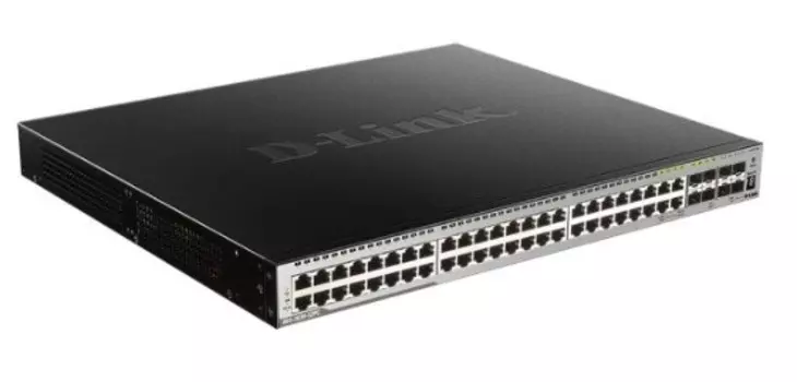 Коммутатор PoE D-link DGS-3630-52PC/A2ASI 44x10/100/1000Base-T PoE (370Вт), 4xCombo 100/1000Base-T/SFP, 4x10GBase-X SFP+, L3, stack