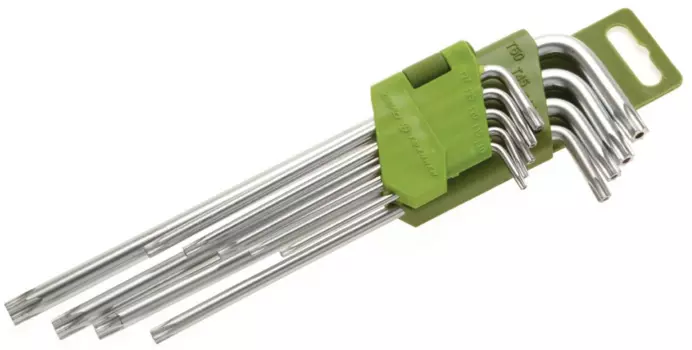 Набор ключей Torx с отверстием Дело Техники 40 мм 9 шт