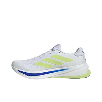Adidas Supernova Rise 2 белые синие пульсирующие лаймовые мужские кроссовки облачно-белые нулевые металлик IH8662 40