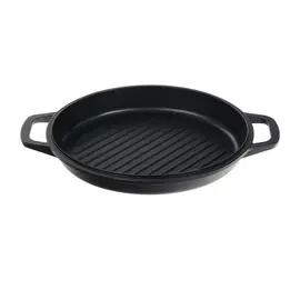 Сковорода-гриль овальная 28х24 см Italcast