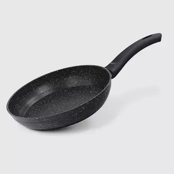Сковорода Kitchenstar Granite чёрный, белый 24 см