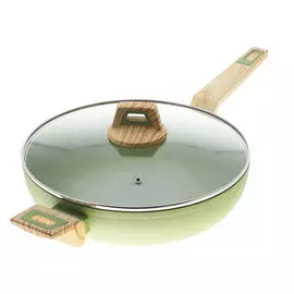 Сковорода с крышкой Kitchen star Olive stone 28 см