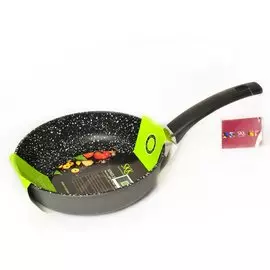 Сковорода SKK Titanium Light 24х6.5 см (гранит)