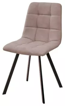 Стул CHILLI SQUARE RU-09 серо-бежевый винтаж, PU черный каркас М-City