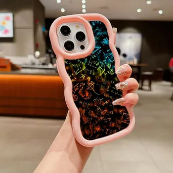 Мягкий чехол Macaron из ТПУ для телефона iPhone 11 12 13 14 15 Pro Max SE X Xs Max XR 6 7 8 Tecno Camon 19 20 Pro Realme C35 Ae71 Creative Brain Mathematics for iPhone 6(6s)(7)(8)
