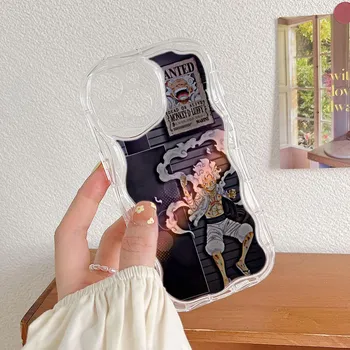 Ae92 One Piece Luffy Gear 5 Защитные чехлы для телефонов для Samsung S23 S24 Ultra A55 A14 A25 A13 Infinix Hot 40 Pro Tecno Spark 20C Wave Задняя крышка из ТПУ Samsung A02/M02