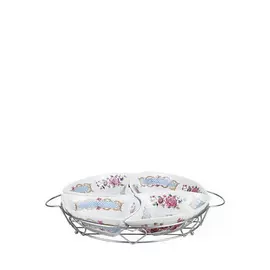 Менажница, каменная керамика