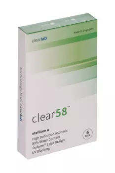 Линзы Clearlab Clear58 контактные R 8.7 (диоптрия +2,0), 6 шт
