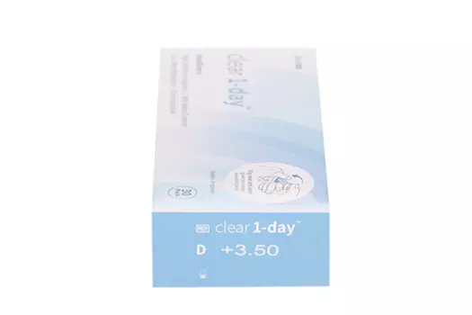 Линзы Clearlab Clear 1-day контактные R 8.7 (диоптрия +3,5), 30 шт