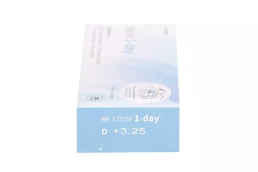 Линзы Clearlab Clear 1-day контактные R 8.7 (диоптрия +3,25), 30 шт