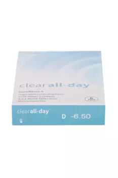 Линзы Clearlab Clear all-day контактные R 8.6 (диоптрия -6,5), 6 шт