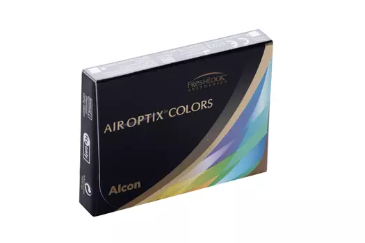 Линзы Alcon Air Optix Colors контакт цвет ежемес (диоптрия -1,75), 2 шт, изумрудный зеленый