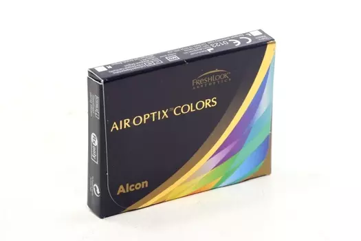 Линзы Alcon Air Optix Colors контакт цвет ежемес (диоптрия -1,50), 2 шт, зеленый