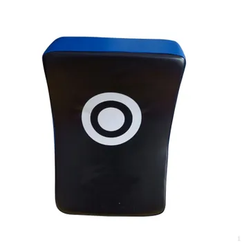 Боксерские изогнутые перчатки Focus Hand Target Punch Bag Foot PU Leather Taekwondo Kick Pad красный