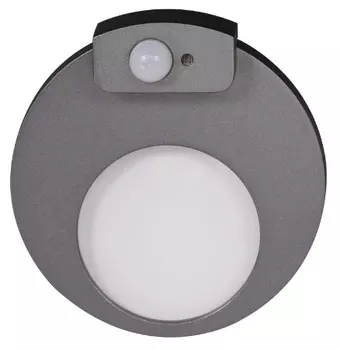 Светильник Zamel 02-222-31 MUNA Графит/Хол.бел. в монт.коробку, 230V AC с датчиком движения
