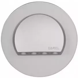 Светильник Zamel 09-221-11 RUBI Алюминий/Хол.бел. в монт.коробку, 230V AC