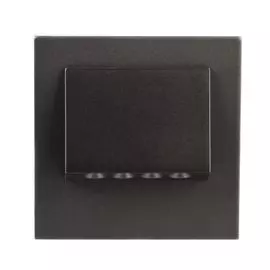 Светильник Zamel 11-221-62 NAVI Черный/Тепл.бел. в монт.коробку, 230V AC