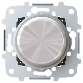 Светорегулятор ABB 2CLA866090A1401 (механизм) электронный поворотный для люминесцентных ламп 700 Вт, 0/1-10 В, 50 мА, кольцо "хром"