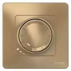 Светорегулятор Schneider Electric BLNSS040014 (диммер) поворотно-нажимной 400ВТ Титан внутр