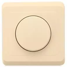 Светорегулятор Schneider Electric DC-001K Этюд поворотный 60-300 Вт, 220/230 В, IP20, скрытый, в сборе (кремовый)