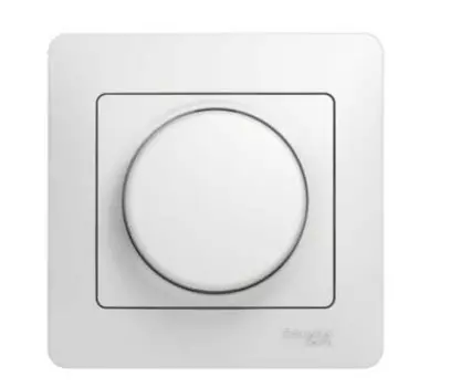 Светорегулятор Schneider Electric GSL000134 (диммер) поворотный, 300Вт (в сборе с рамкой)