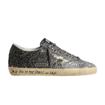 Кроссовки Golden Goose Golden Goose Wmns Superstar 'Love You To The Stars And Back', серебряный