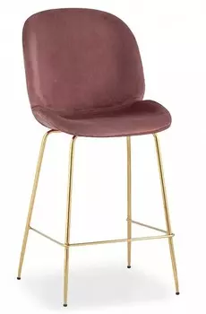 Стул барный Турин Stool Group 8329A VELVET DARK PINK