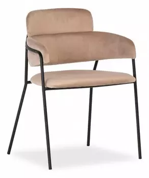 Стул Napoli латте с черными ножками Bradex Home FR 0326