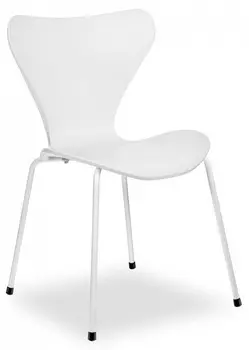 Стул Seven Style белый с белыми ножками Bradex Home FR 0819