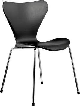 Стул Seven Style чёрный с хромированными ножками Bradex Home FR 0425