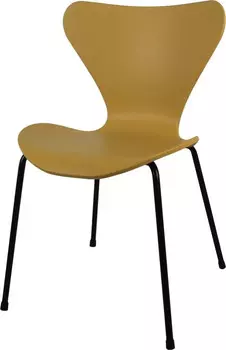 Стул Seven Style горчичный с чёрными ножками Bradex Home FR 0423