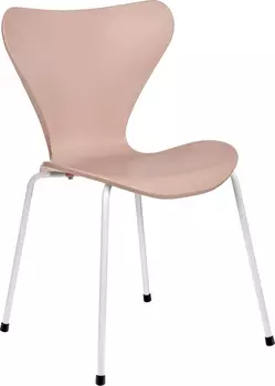 Стул Seven Style пудровый с белыми ножками Bradex Home FR 0820