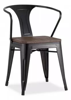 Стул Tolix Arm Wood Stool Group YD-H440AR-W LG-01