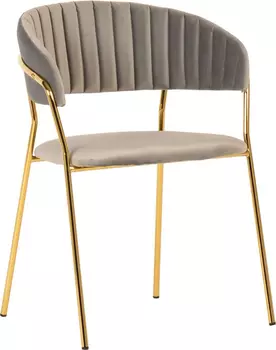 Стул Turin латте с золотыми ножками Bradex Home FR 0392