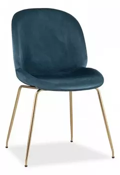 Стул Турин Stool Group 8329 VELVET BLUE