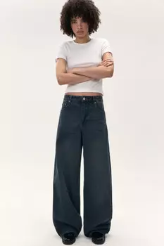 Джинсы baggy fit со средней посадкой