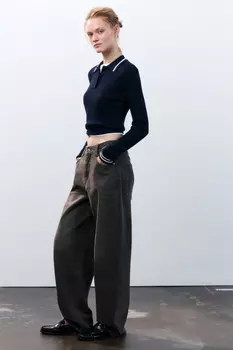Джинсы baggy fit со средней посадкой
