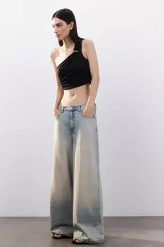 Джинсы baggy fit со средней посадкой