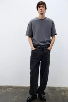 Джинсы skater fit широкие