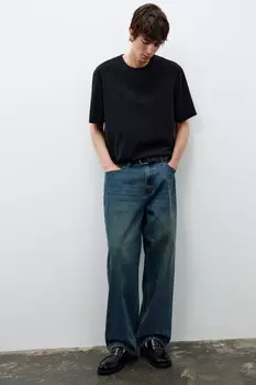 Джинсы skater fit широкие