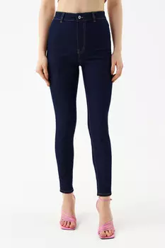 Джинсы skinny с высокой посадкой