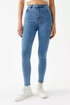 Джинсы skinny с высокой посадкой
