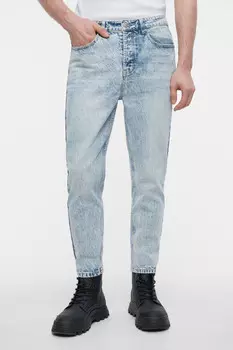 Джинсы slim fit укороченные со средней посадкой