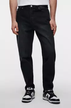 Джинсы tapered зауженные со средней посадкой