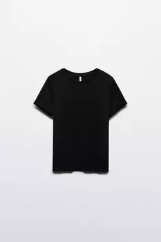 Футболка boxy fit базовая из хлопка