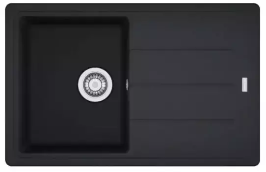 Мойка для кухни «Franke» Basis BFG 611-78 78/50 114.0661.640 искусственный камень черный