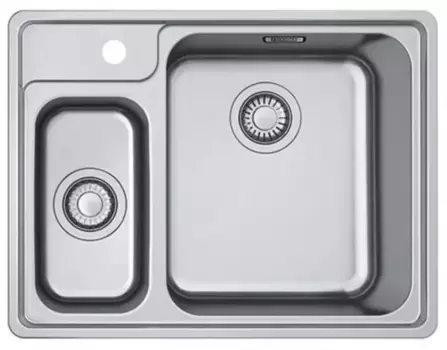 Мойка для кухни «Franke» Bell BCX 260 TL 62/48 127.0688.780 нержавеющая сталь