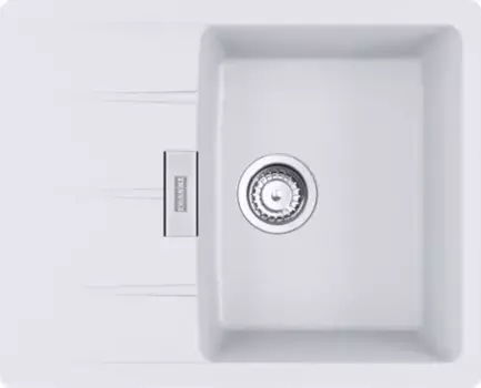 Мойка для кухни «Franke» Centro CNG 611-62 62/50 114.0639.676 искусственный камень белый