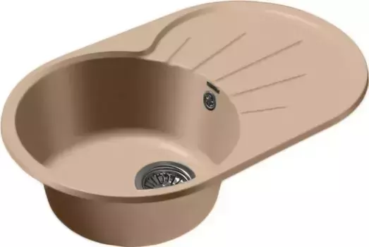 Мойка для кухни «GranFest» Rondo GF-R750L 75/46 искусственный камень топаз